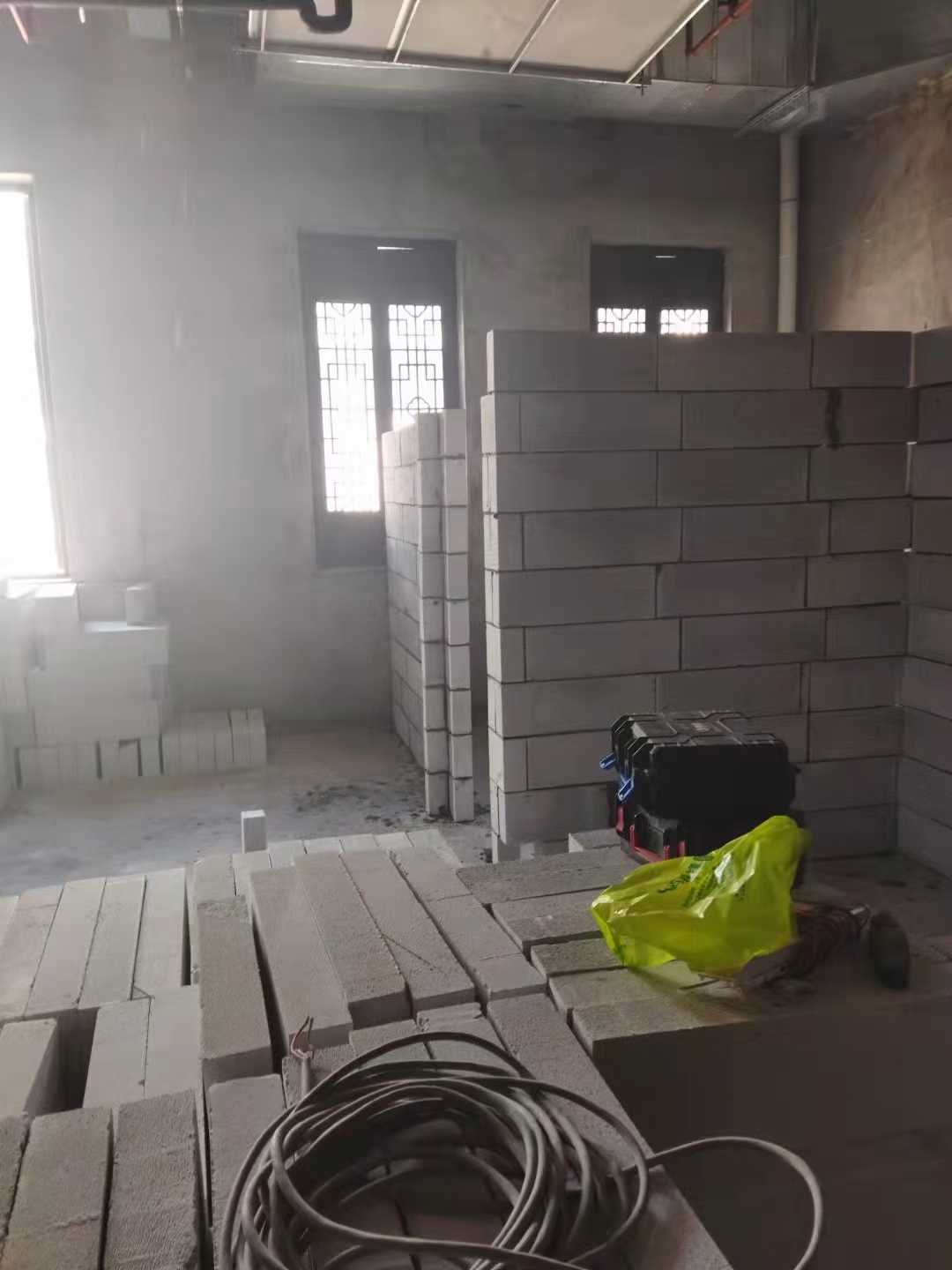 轻质砖隔墙砌筑参考
